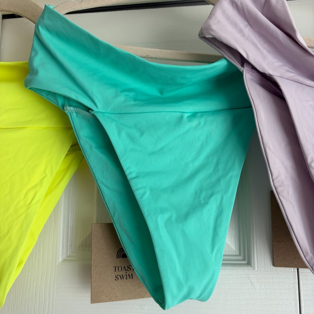 NWT Toast Swim Signature Banded Waist Bikini Bottoms - Picture 7 of 15